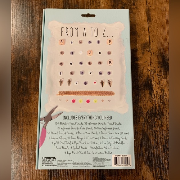 STMT DIY Alphabet Jewelry - NEW - Picture 2 of 5